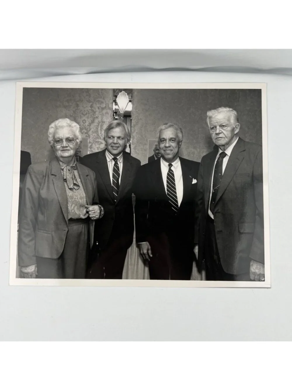 L Douglas Wilder 7 Photos 3 Are Signed 8x10 Virginia Governor Nelson Mandela